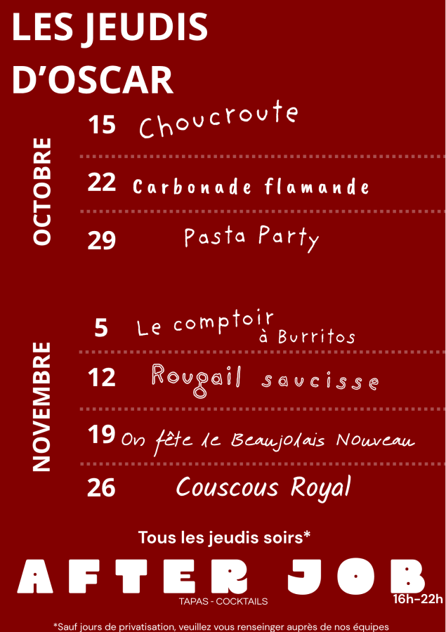 Les jeudis d'Oscar